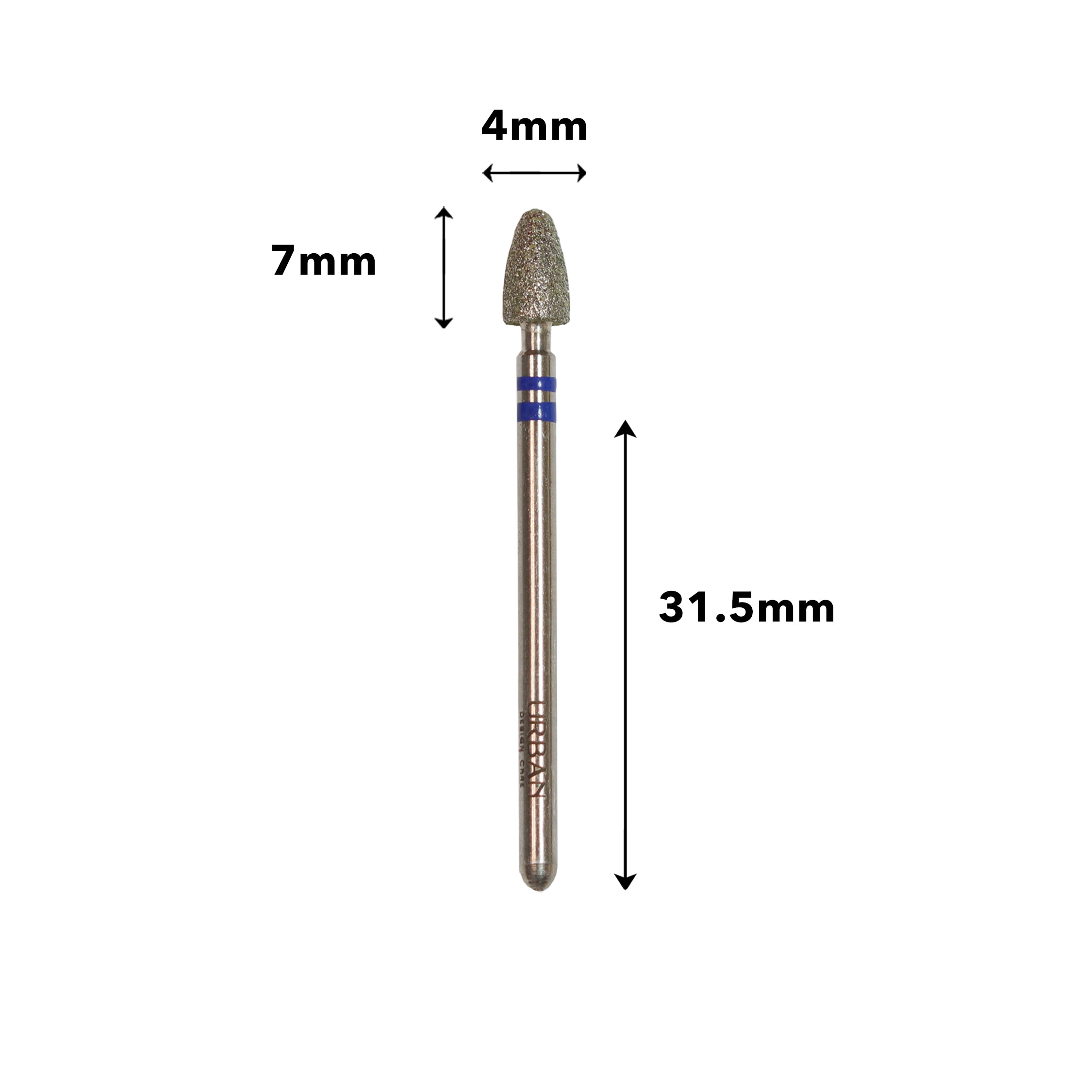 Carbide Balão Diamante Grão Médio 4,0 x 7,0mm DD407040MS_03