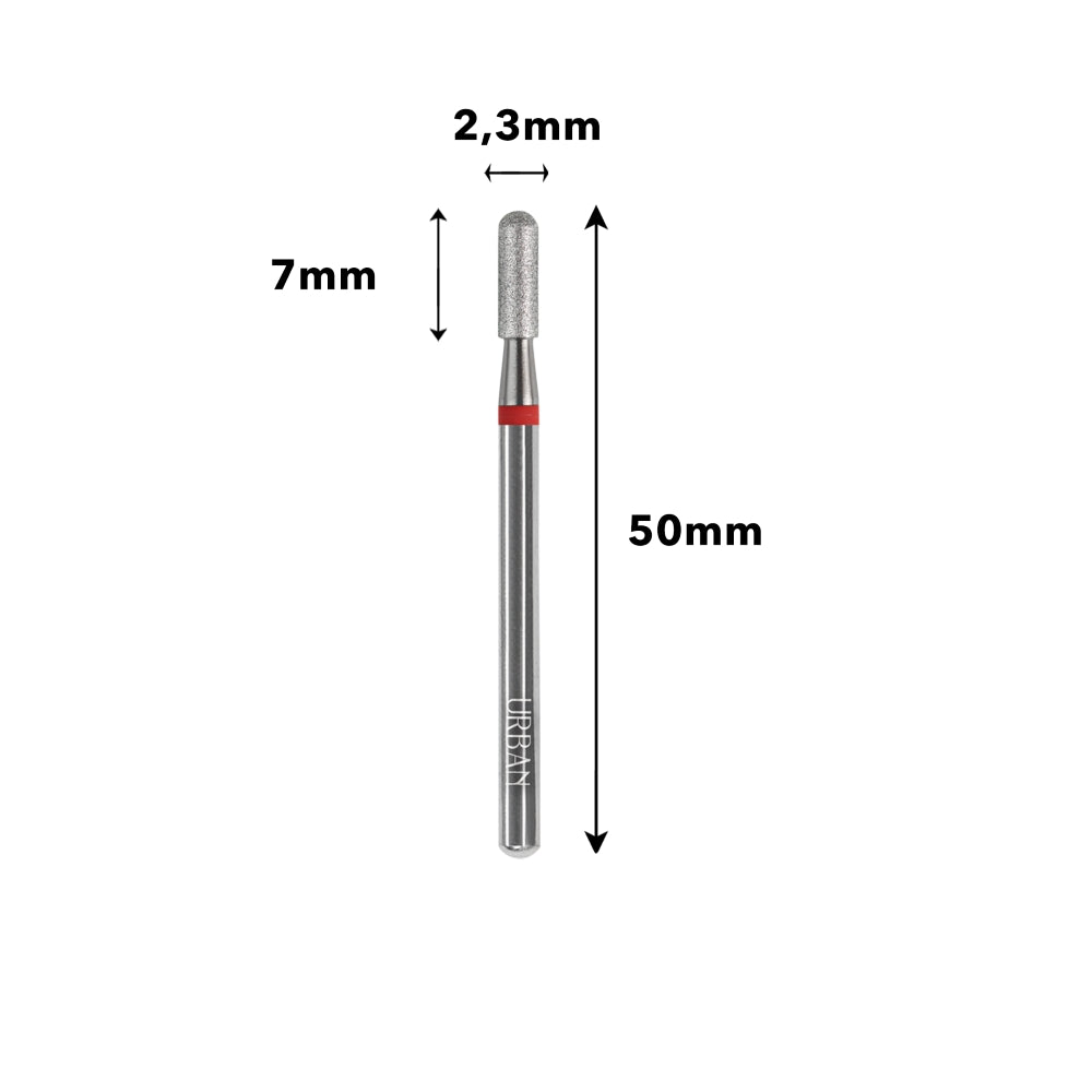 Carbide Cílindrico Diamante 2,3mm (Grão Suave) 3