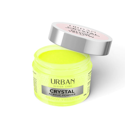 Crystal Acrilic Powder Glow Yellow 3