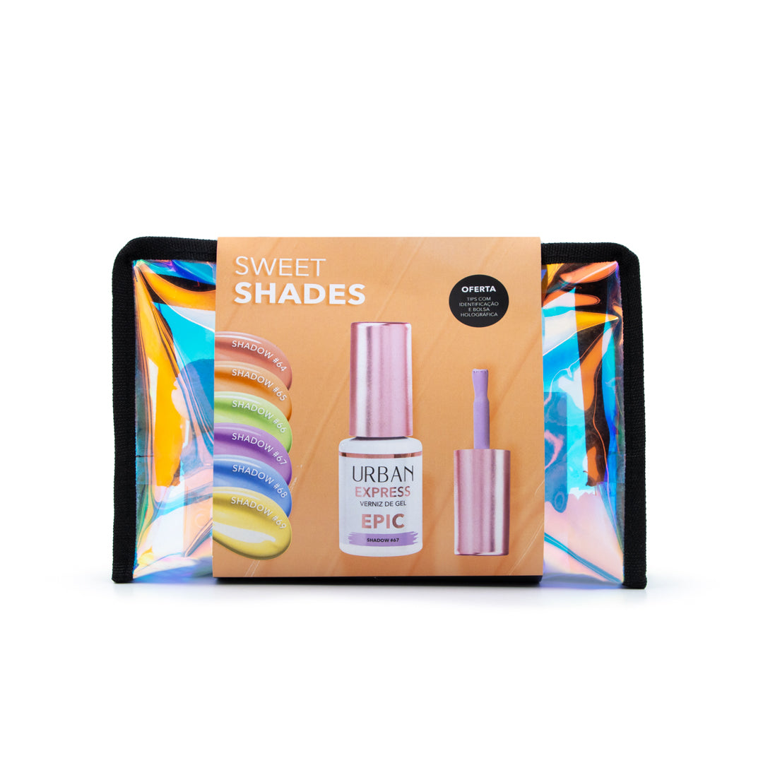 Kit Verniz Gel 6 Cores Express Epic Shadow Sweet Shades (