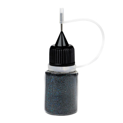 Micro Sugar Glitter Black Multicolor