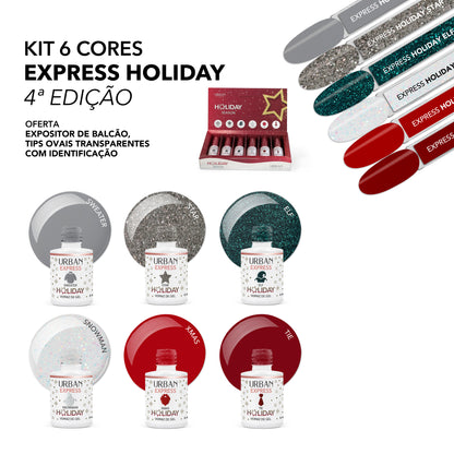 Kit Verniz Gel 6 Cores Express Holiday - 4ª Edição