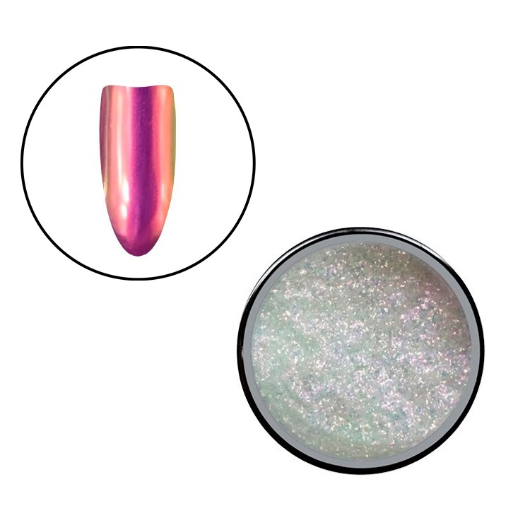 Crystalnails CHROMIRROR Chrome Pigment Powder - Aurora